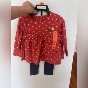 NWT Lucky Brand Girls Outfit - Size 2T
